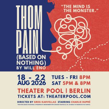 Tickets für Thom Pain (based on nothing) am 19.08.2026 - Karten kaufen